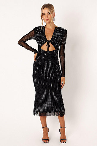 Salvatore Long Sleeve Midi Women's Dress | Macy's