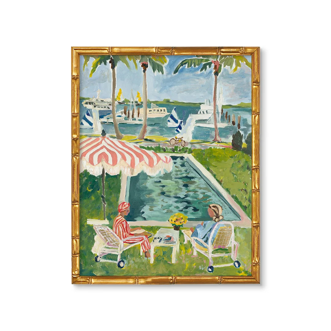 Palm Beach by Abbey Mueller | Resort Coastal Art Print | Urban Garden Prints