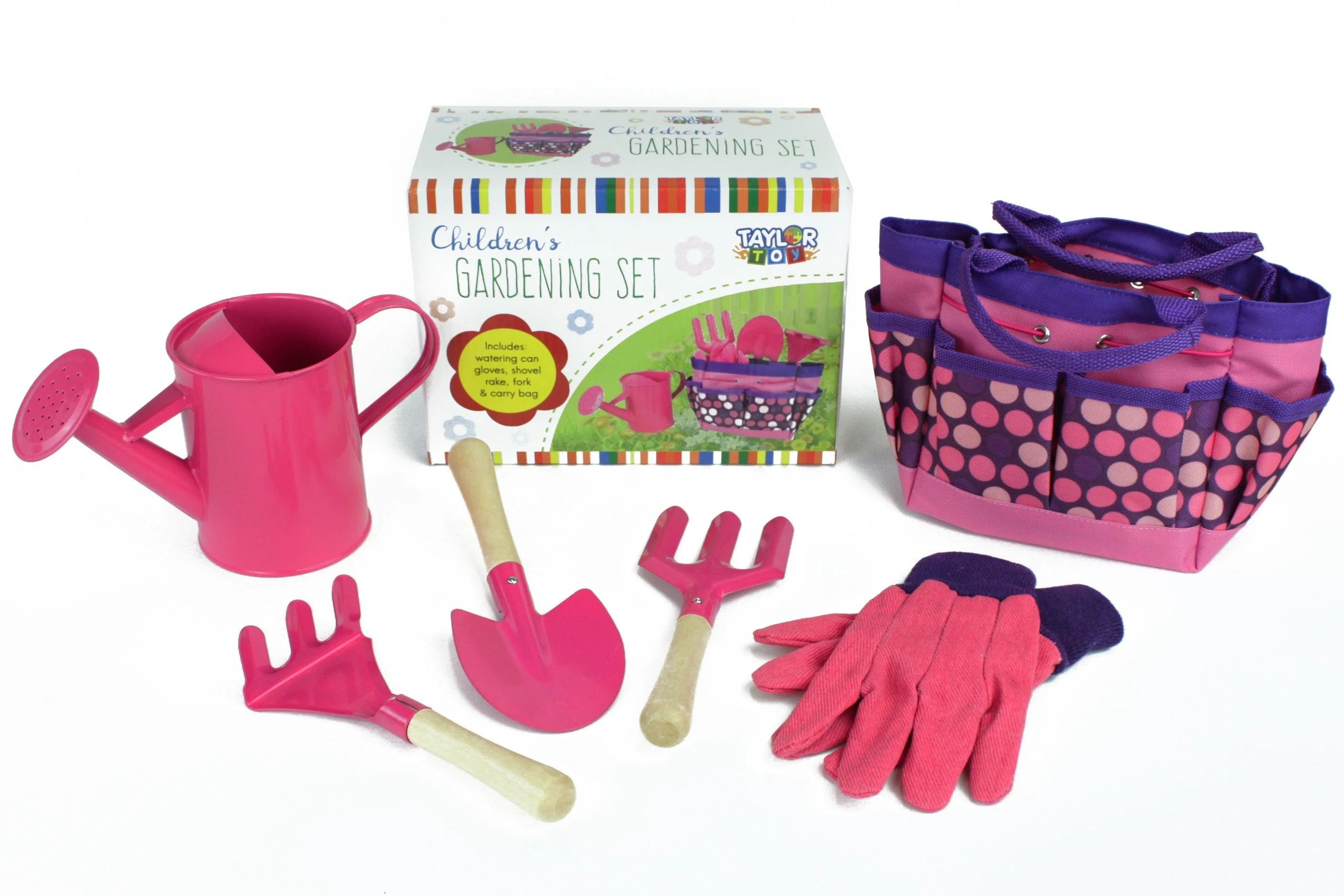 Taylor Toy Children's Gardening Set in Pink and Blue | Walmart (US)