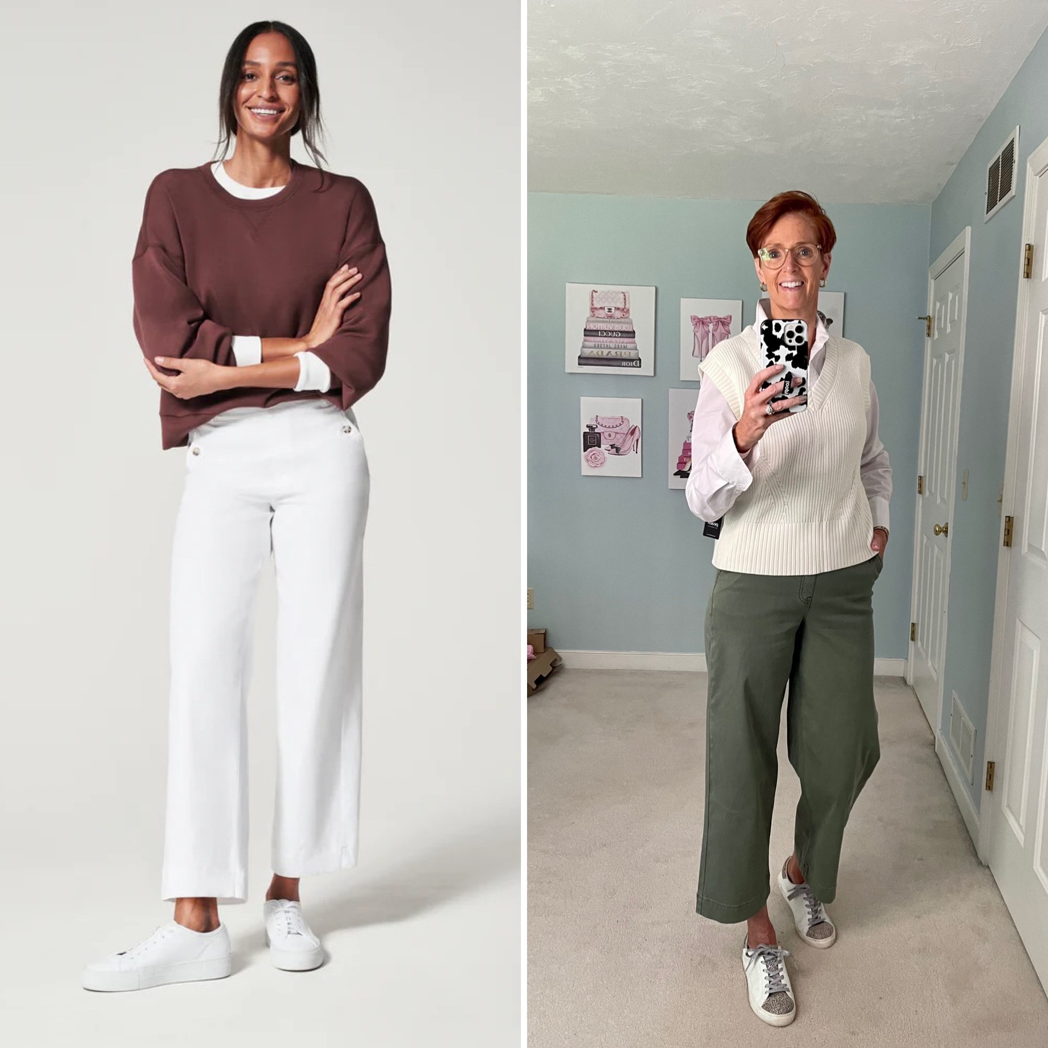 Love these Spanx twill crop wide leg pants. Own them in two colors!

#LTKstyletip #LTKFind