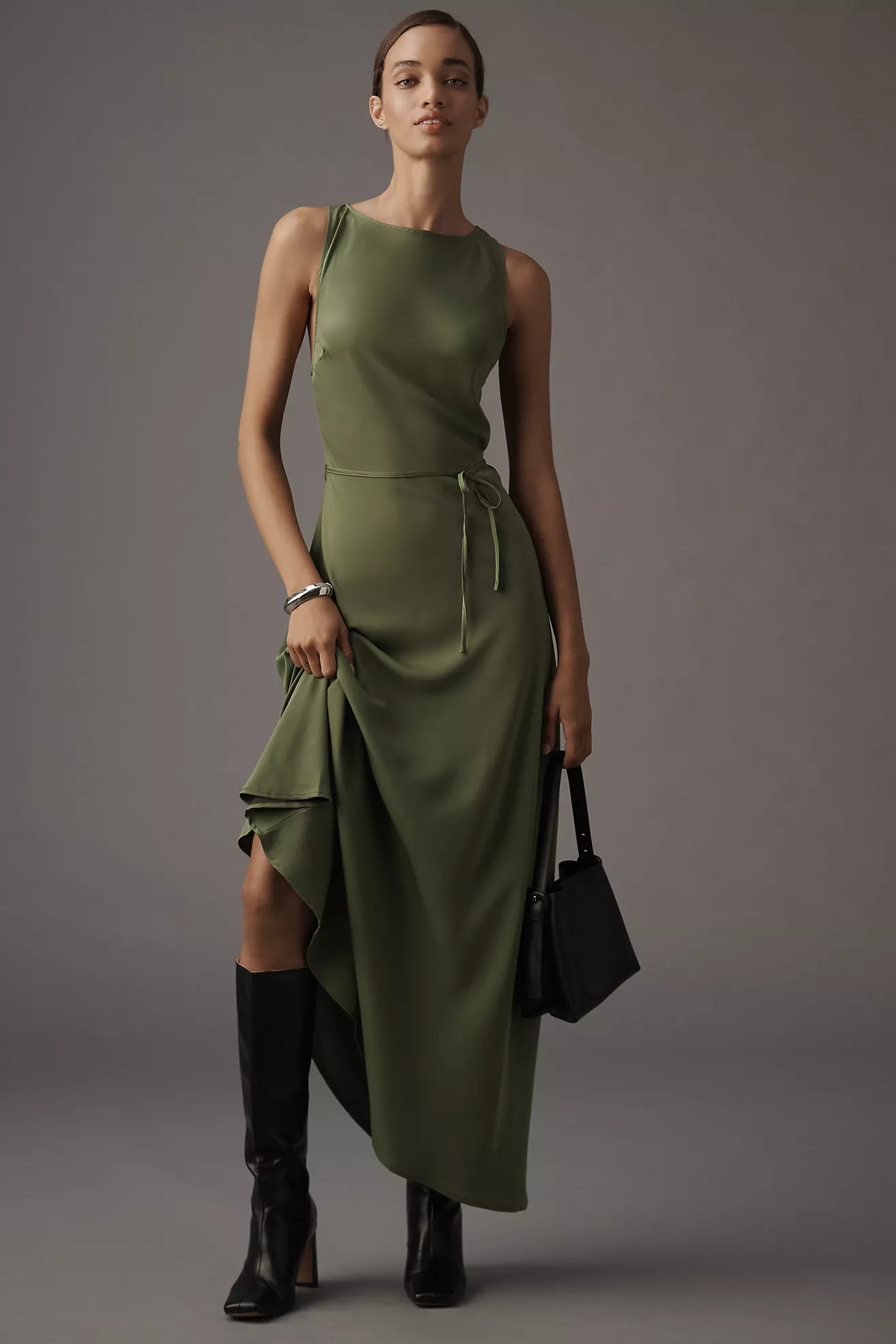 WeWoreWhat Boat-Neck Slip Maxi Dress | Anthropologie (US)