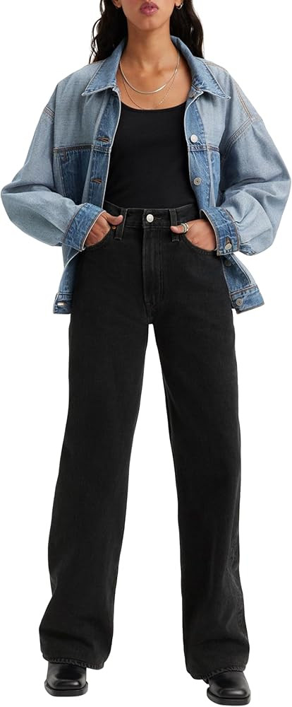 Levi's Women's Ribcage Wide Leg Shorts | Amazon (UK)