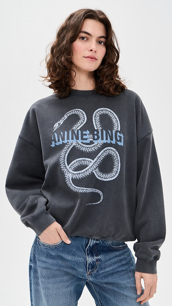 Harvey Crew Snake Sweatshirt | Shopbop