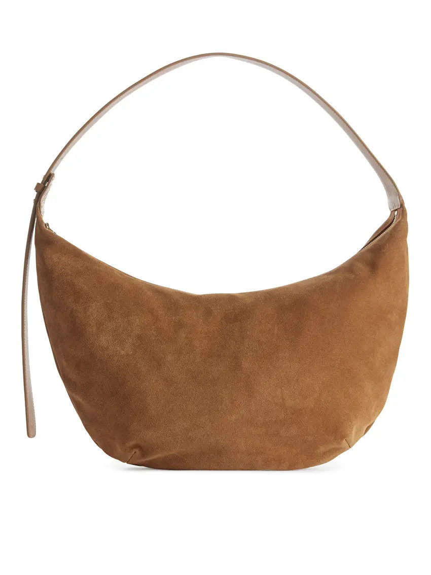 Curved Suede Bag | ARKET (US&UK)