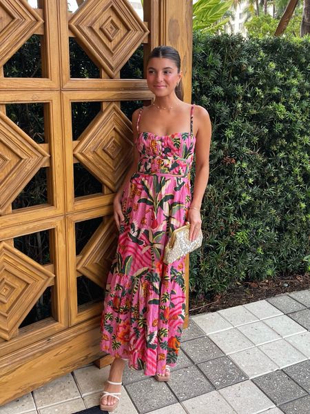 rehearsal dinner look 🌺 this exact style is last season but linking other farm rio styles | wearing xxs

#LTKwedding #LTKSeasonal