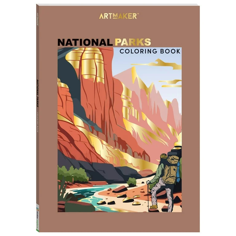Hinkler Art Making Coloring National Parks for Adults and Teens, 72 Pages | Walmart (US)
