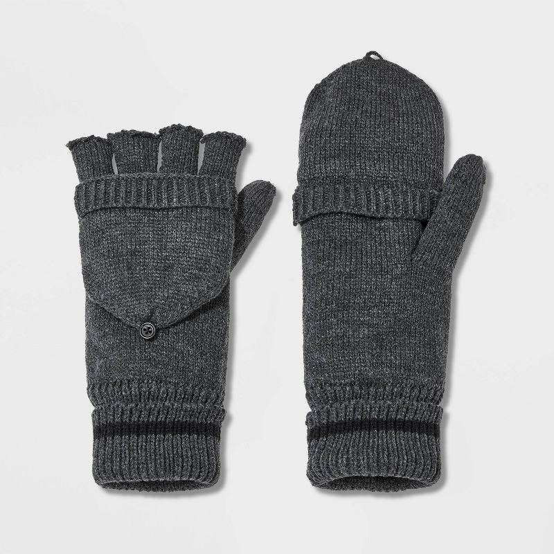 Men's Convertible Mittens with Fleece Lined - Goodfellow & Co™ | Target