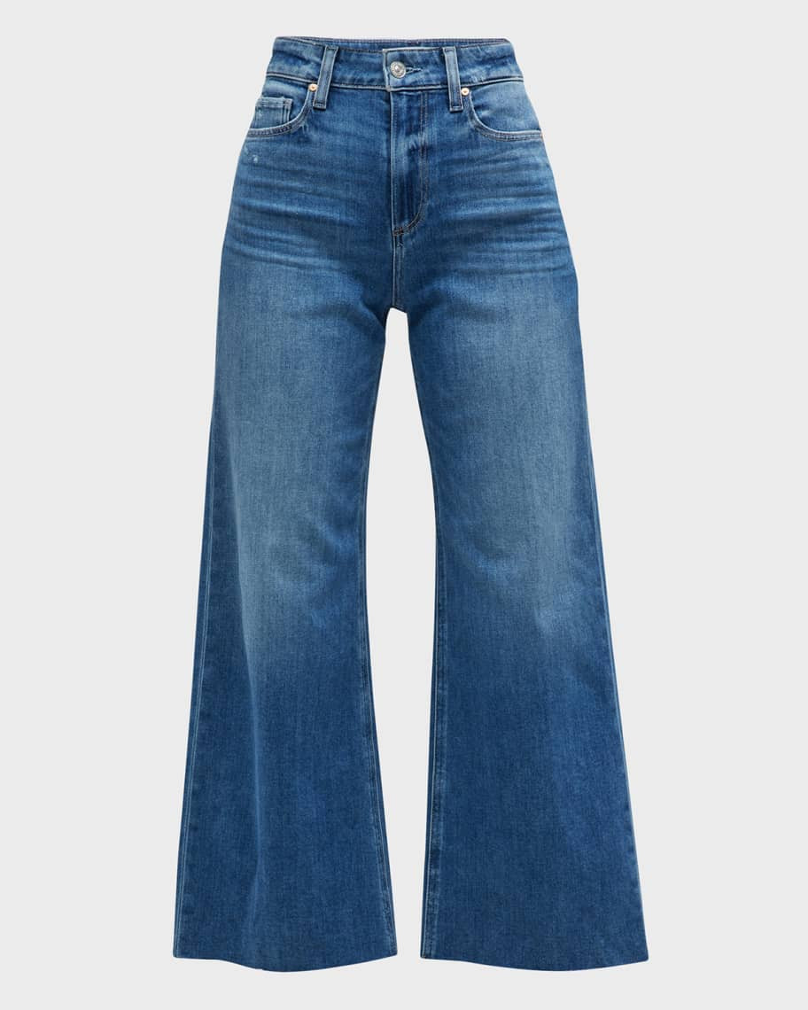 Anessa Wide-Leg Cropped Jeans | Neiman Marcus