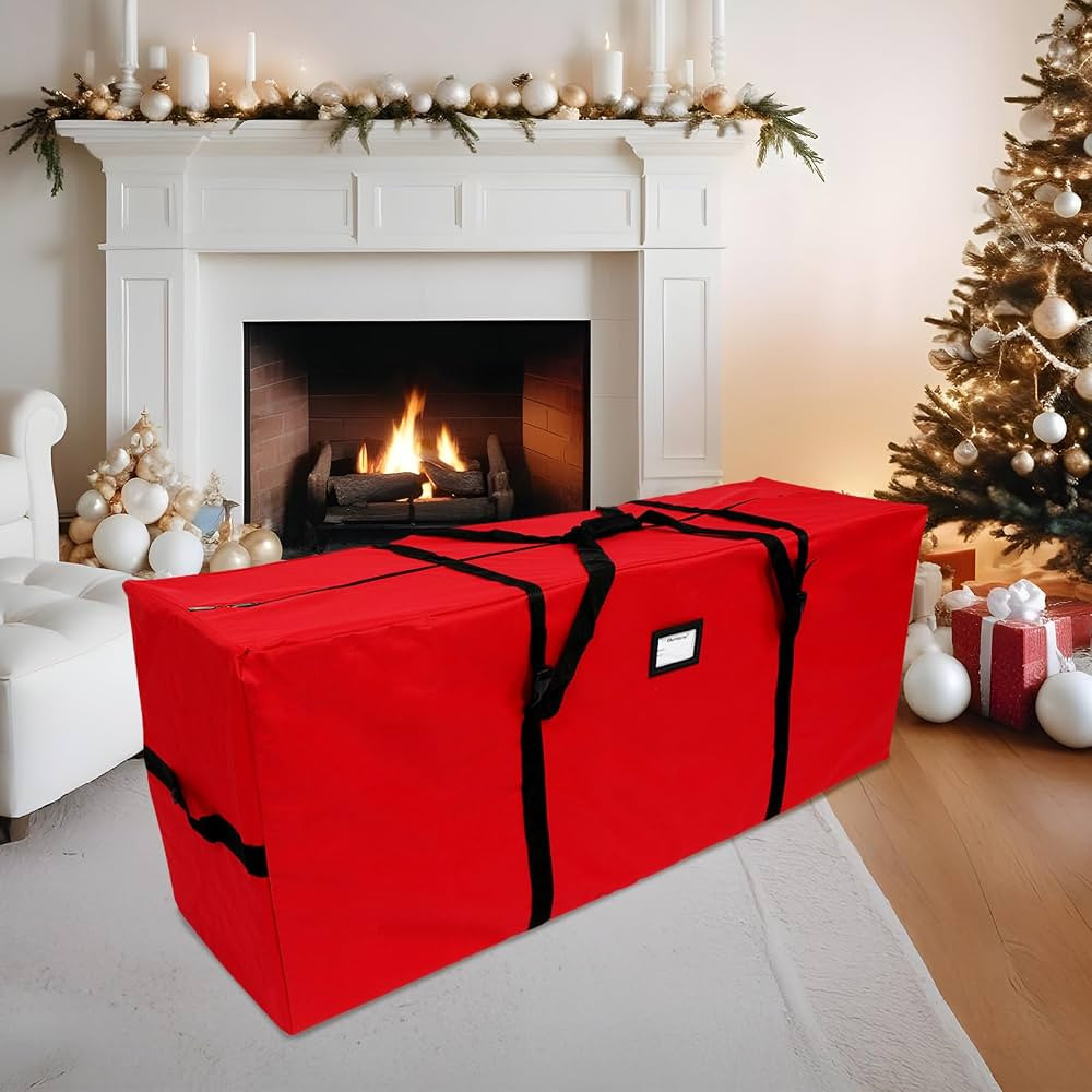 AerWo Christmas Tree Storage Bag, Large Christmas Tree Storage Box, Christmas Storage Containers ... | Amazon (US)
