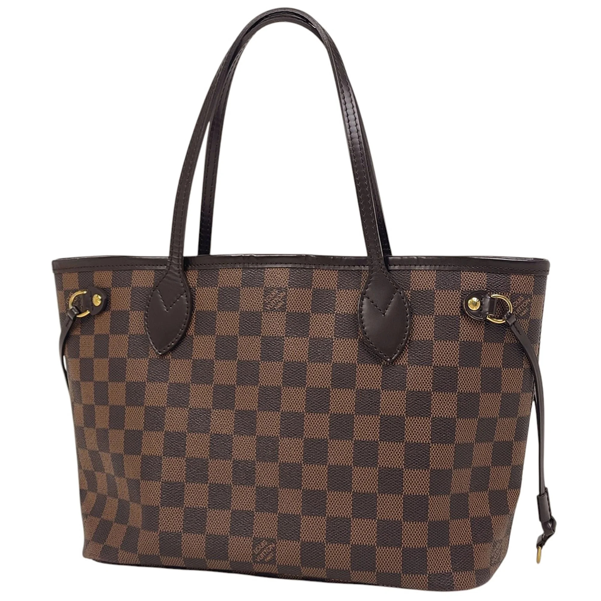 Pre-Owned Louis Vuitton Neverfull PM Handbag Tote Bag Damier Brown N51109 Women's | Walmart (US)