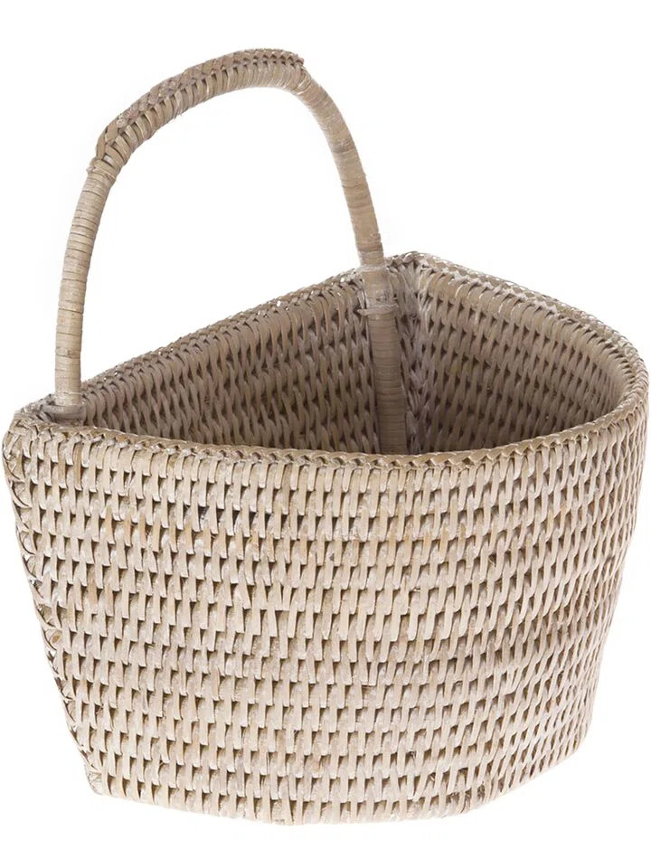 Everard Wicker Wall Organizer with Wall Baskets | Wayfair North America