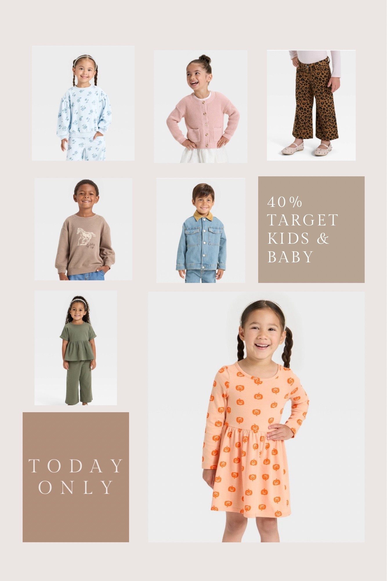Such a great time to buy clothes for your kids!! 