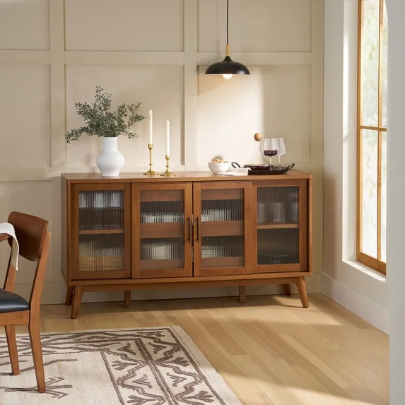Better Homes & Gardens Greyson Buffet Cabinet, Acorn | Walmart (US)