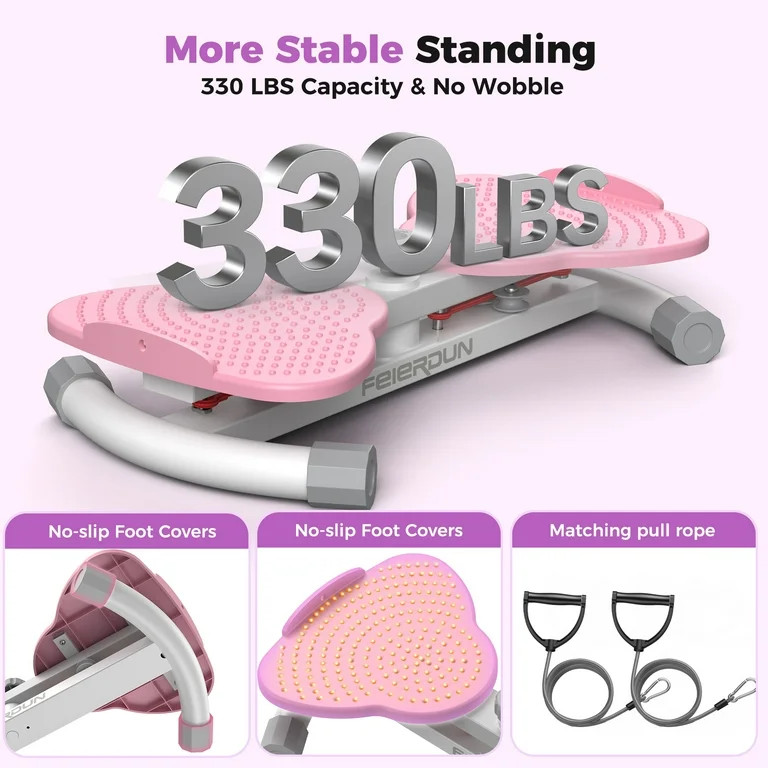 UPGO Slim Waist Twister - 330 lbs Silent Ab Toner Machine for Women, Core Workout Board, Home Gym... | Walmart (US)