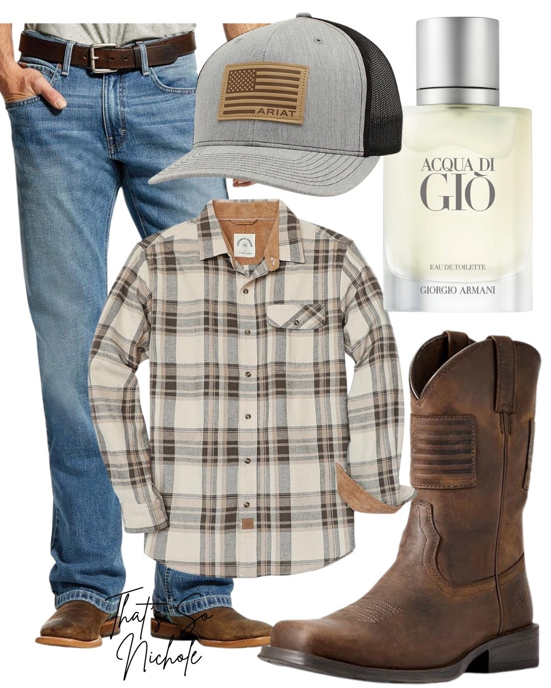 Feeling rugged and stylish with this flannel shirt, jeans, and boots combo. Perfect for a casual day out! 

#LTKMens #LTKGiftGuide #LTKWorkwear