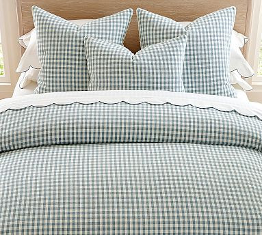 Blaine Check Reversible Sham | Pottery Barn (US)