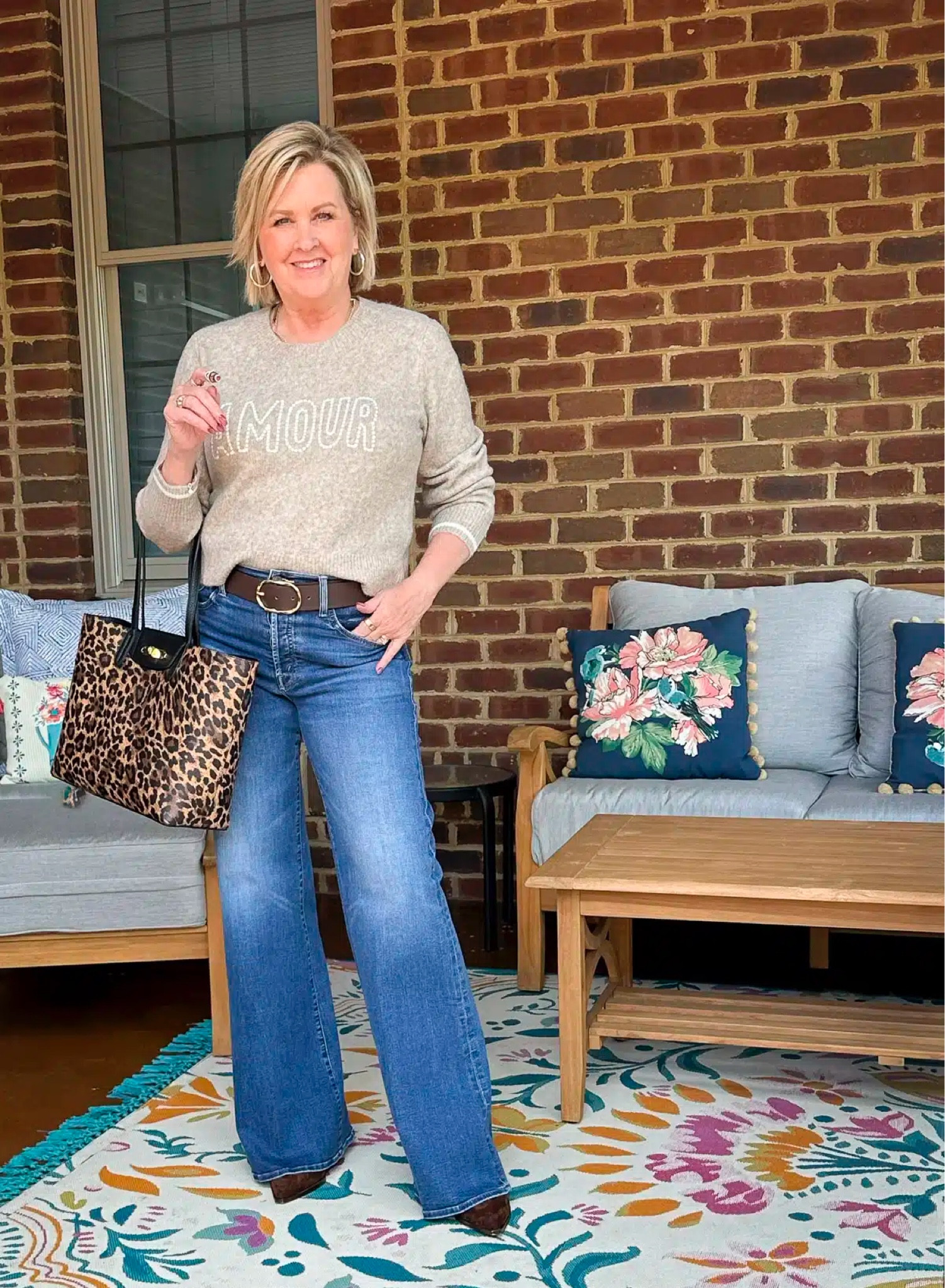 Sweater size medium | jeans size 29 | office outfit | brown suede booties | women over 50 | teacher style 

#LTKStyleTip #LTKShoeCrush #LTKWorkwear