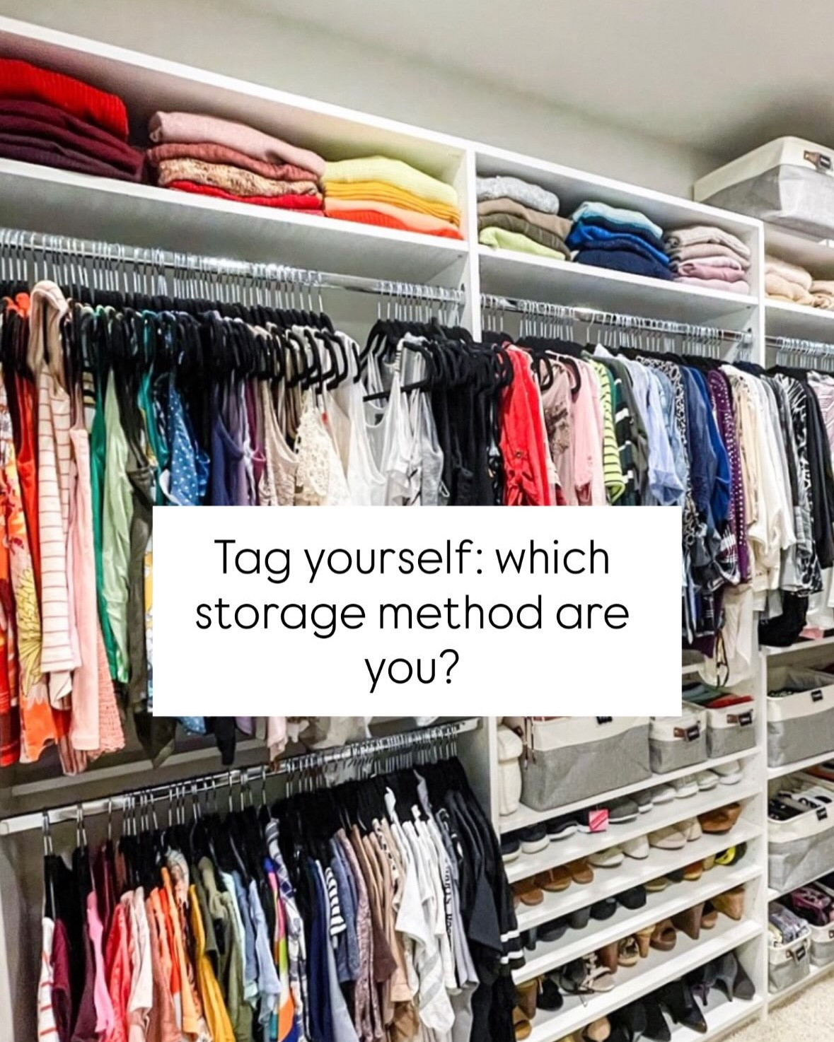 Be honest which one is you 👀 For bins, labels, and everything in between, use the link in our bio to shop these products!