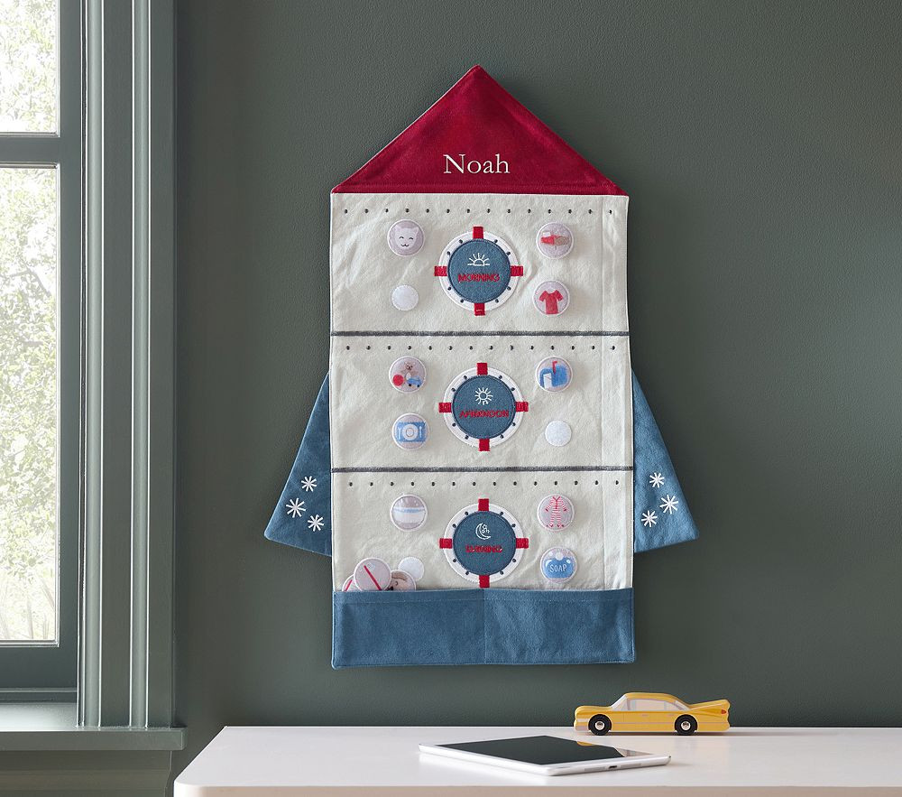 Rocket Shaped Chore Chart (16"x 22") | Pottery Barn Kids
