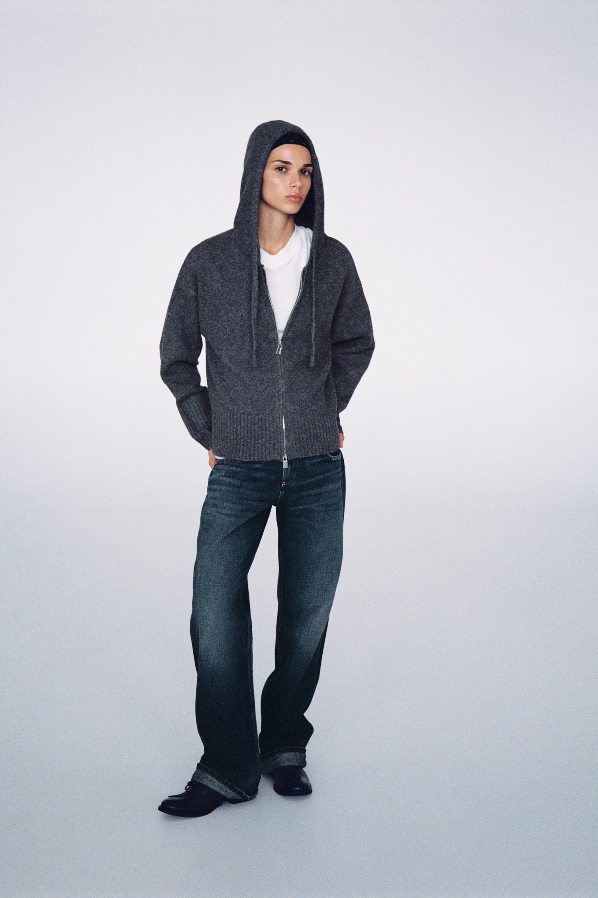 KNIT HOODIE | Zara UK