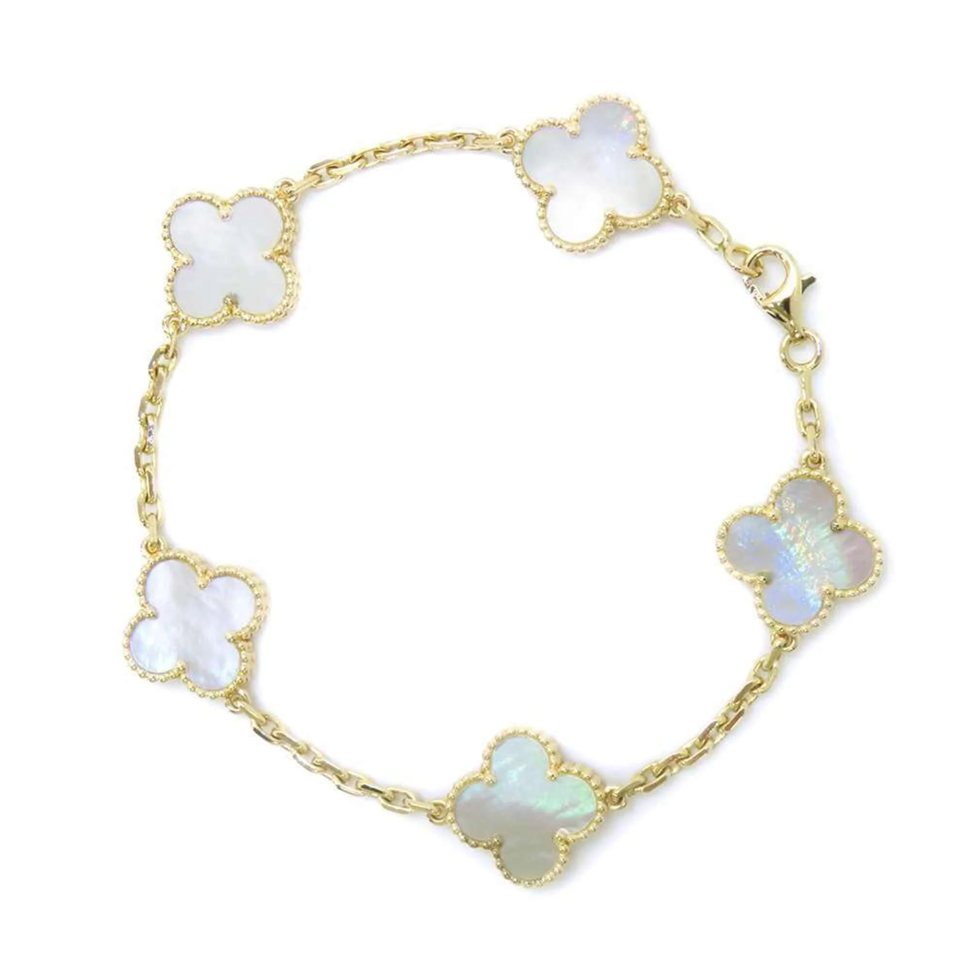 Van Cleef & Arpels (18K) Charm Bracelet (Pre-Owned) | Shop Simon