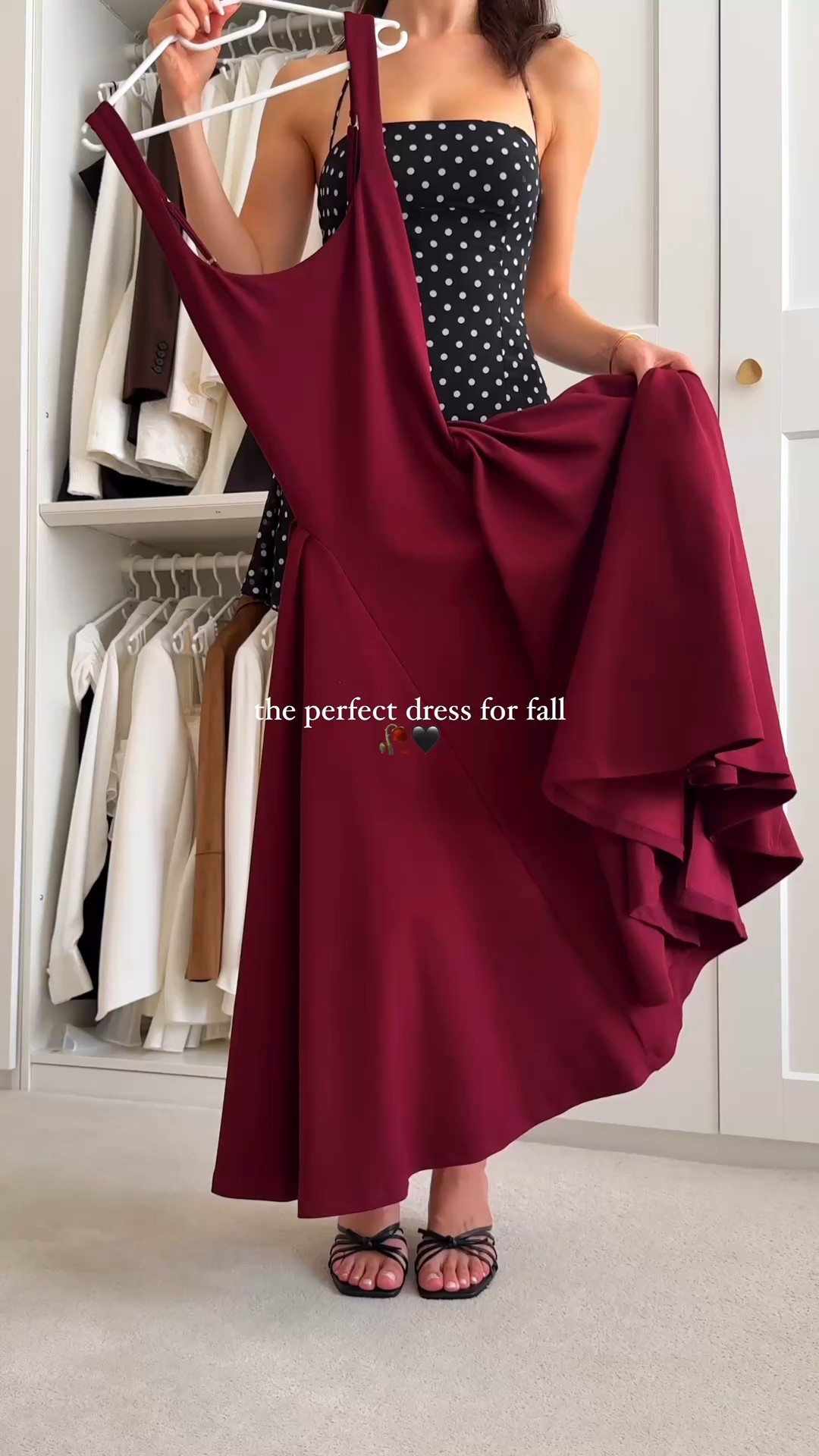 so classy & romantic 🥹✨ the perfect color for fall 🍂

this dress would be perfect for a date night, special occasions, wedding guest, holiday party, formal events, birthday dinner…🫶🏼

#burgundydress #reddress #fallfashion #autumnfashion #formaldress #holidaystyle #pinterestaesthetic #elegantstyle #occasionwear #outfitinspiration #dateoutfit #romanticdress #styling #femininestyle #weddingguestdress #mididress

#LTKSeasonal #LTKParties #LTKTall