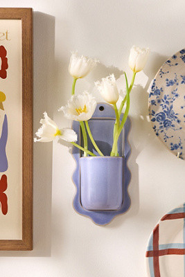 Stoneware Wiggle Wall Vase | Anthropologie (US)