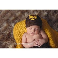 Ups Brown Trucker Hat, Ball Cap, Postal Delivery Hat, Baby Boy Accessories, Infant, Coming Home Outfit Clothes | Etsy (US)