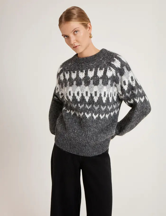 Belinda Fair Isle Round Neck Sweater | Nordstrom