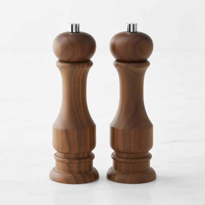 Williams Sonoma Salt and Pepper 7" Mills Gift Set, Walnut | Williams-Sonoma