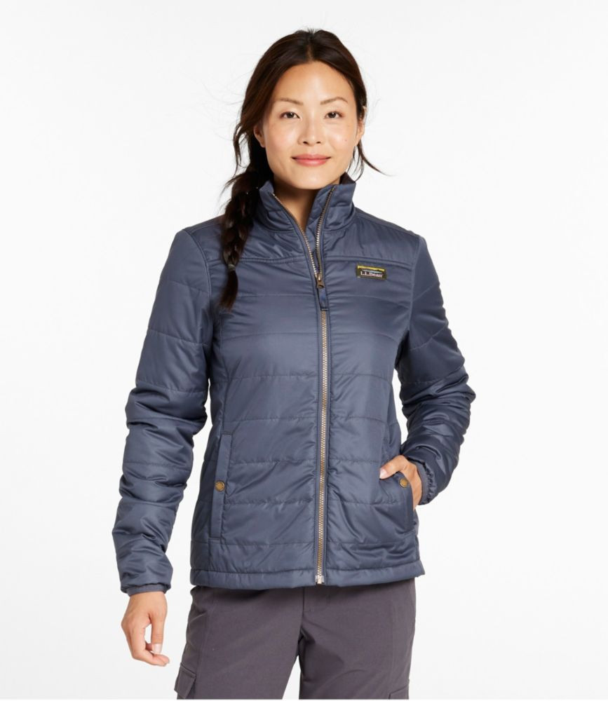Women's Mountain Classic Puffer Jacket Gunmetal Gray XXS, Synthetic L. L.Bean | L.L. Bean