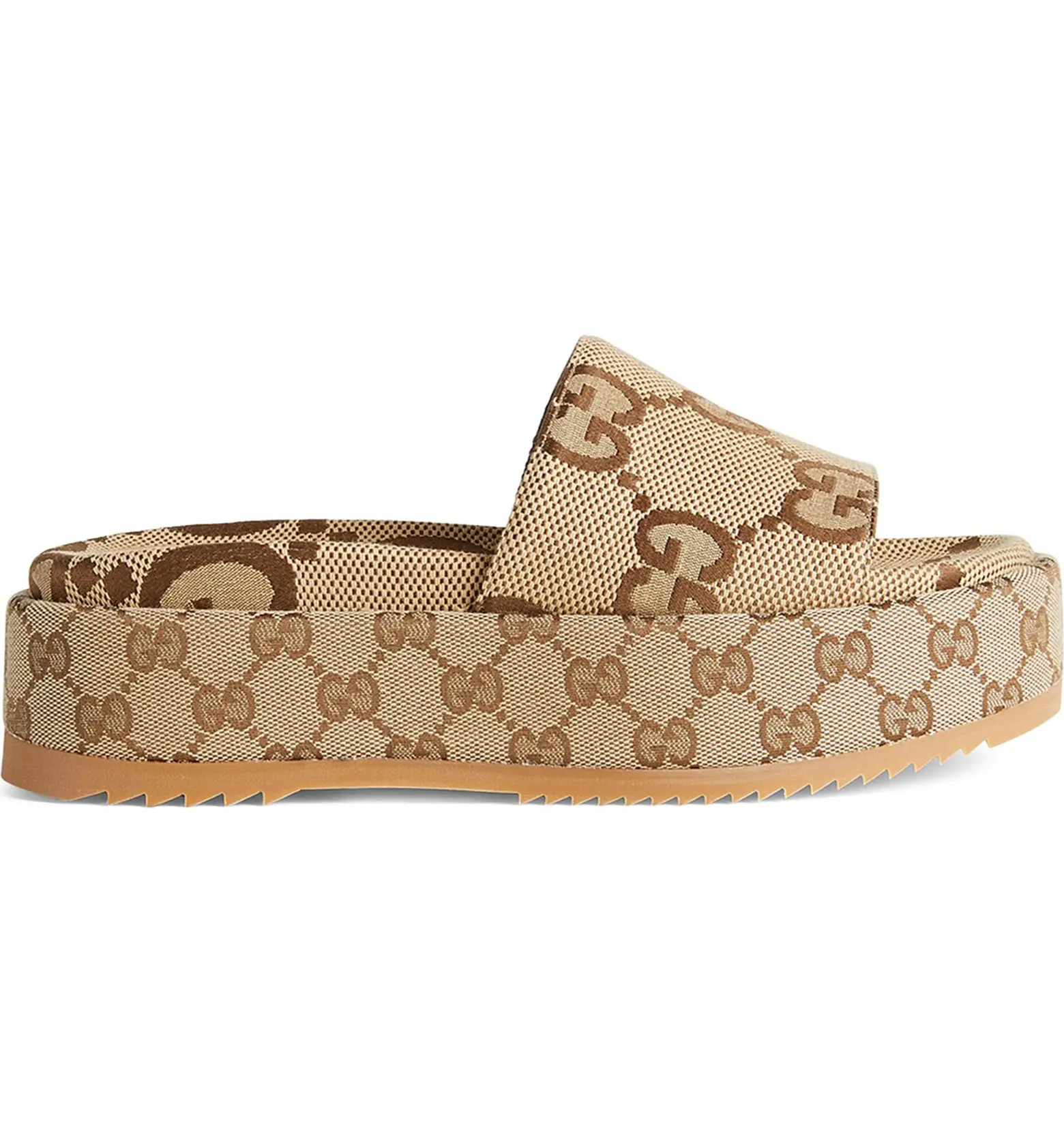 Angelina GG Logo Platform Slide Sandal (Women) | Nordstrom