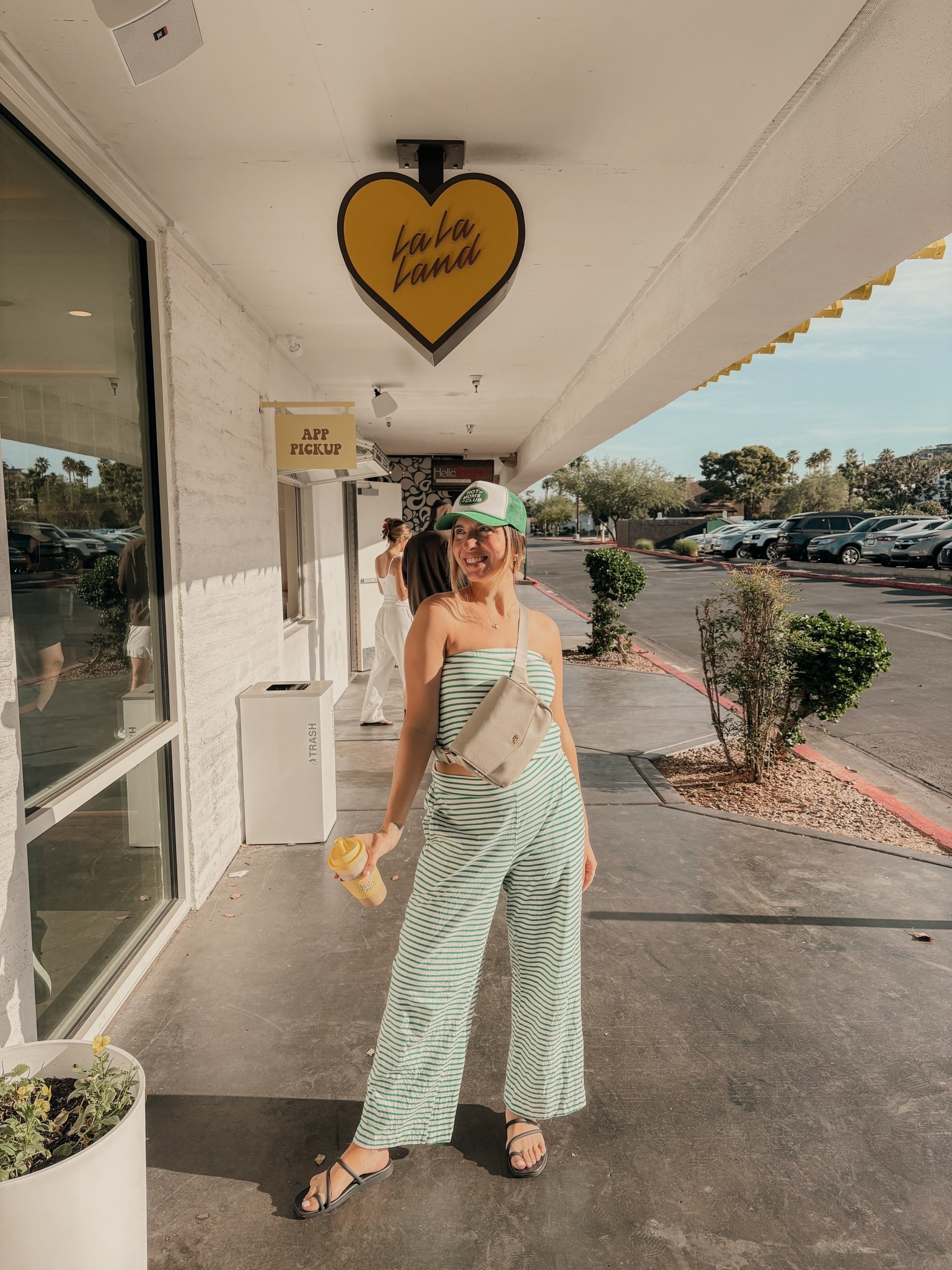 spring outfits 2026 | two piece set | striped set | trucker hat | sandals | 

#LTKgrwm #LTKootd #LTKSeasonal