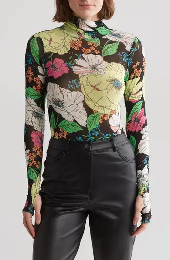 AFRM Milo Long Sleeve Turtleneck Bodysuit | Nordstromrack | Nordstrom Rack