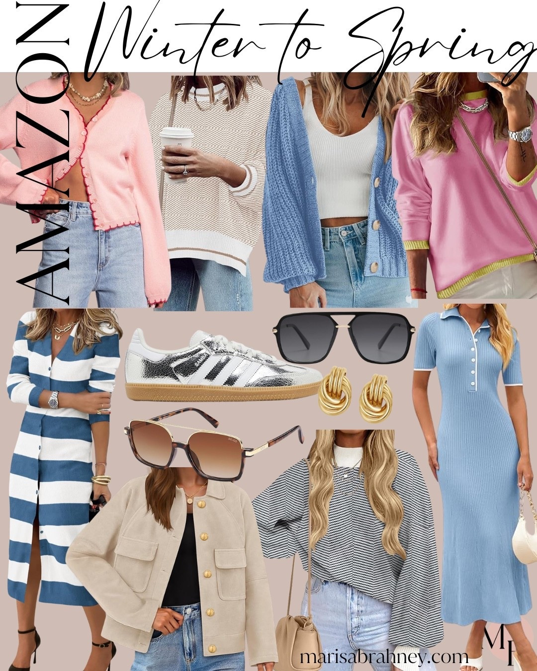 WINTER TO SPRING TRANSITION: Who’s ready for spring?! Rounding up some perfect winter-to-spring transition pieces from Amazon #amazonfinds #amazoninfluencer #wintertospring #springtransition #springclothing #amazonpicks
