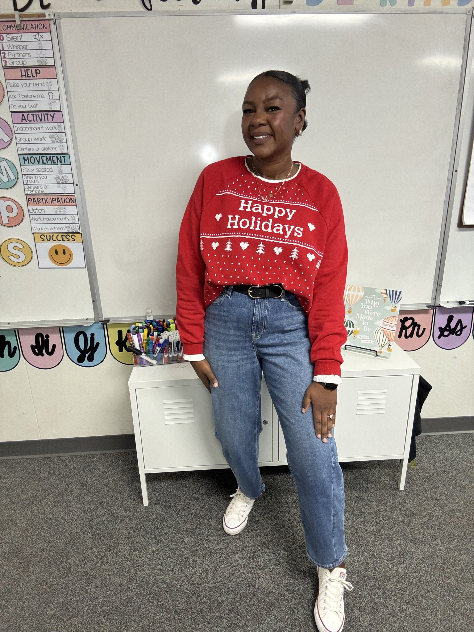 Midsize teacher mom casual holiday outfit 

#LTKSeasonal #LTKMidsize #LTKTall