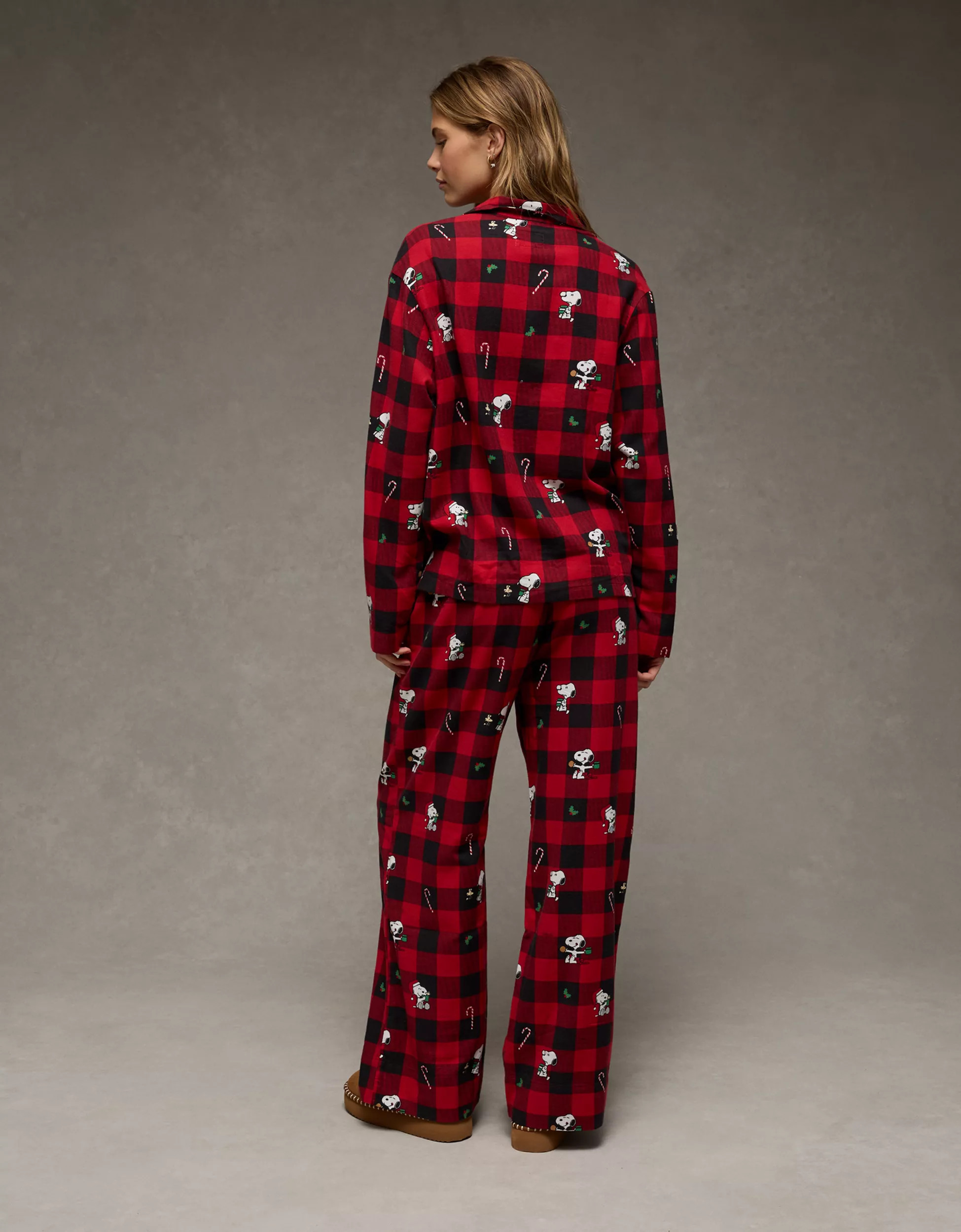 AE Snoopy Flannel PJ Set | American Eagle Outfitters (US & CA)