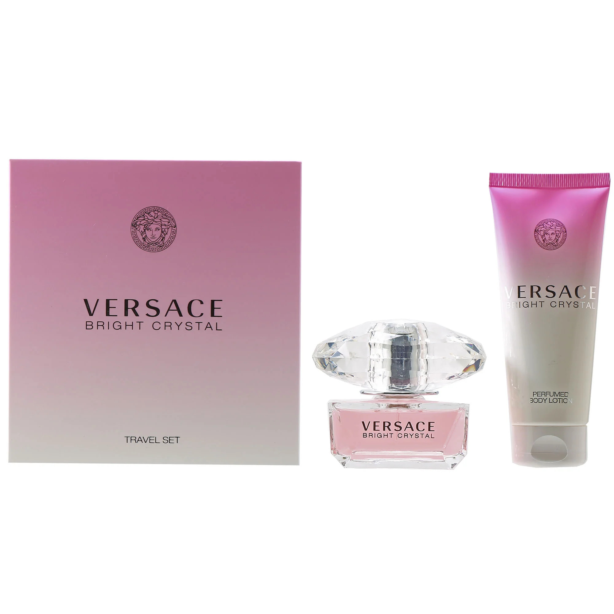 VERSACE BRIGHT CRYSTAL LADIES SET - 1.7 OZ EDT SPRAY/3.4 OZ BODY LOTION | Shop Simon
