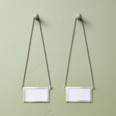 2pk Stainless Steel Name Markers - Hearth & Hand™ with Magnolia | Target