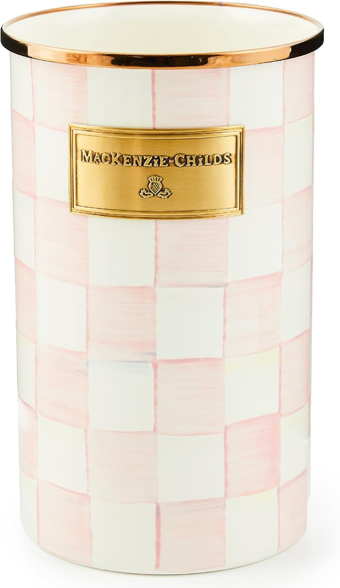 MACKENZIE-CHILDS Enamel Utensil Holder, Kitchen Utensil Holder for Countertop, Storage Caddy, Pin... | Amazon (US)