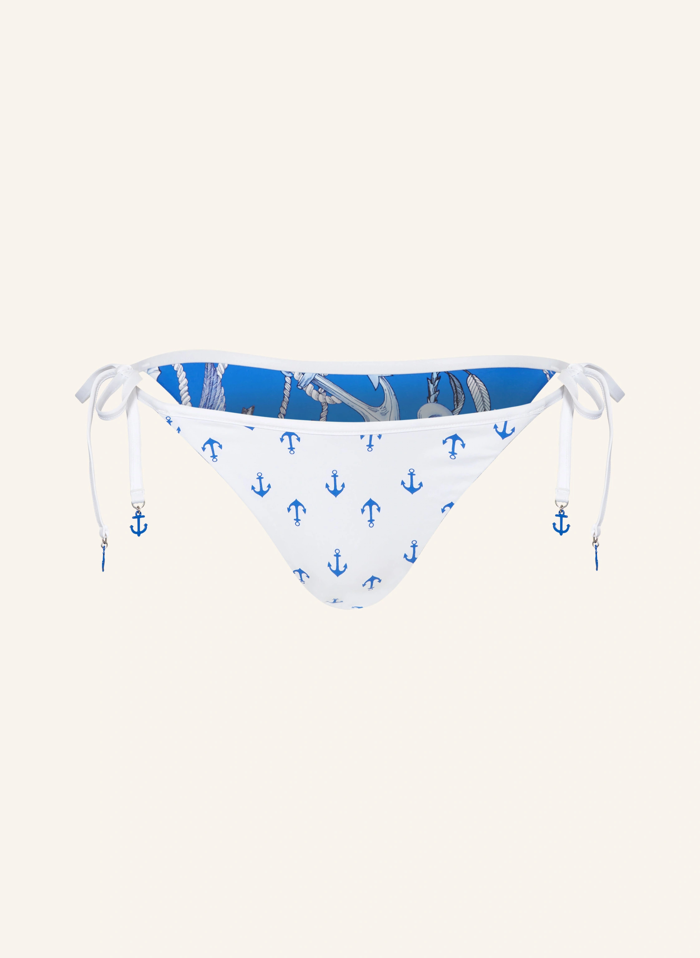 SEAFOLLY Triangel-Bikini-Hose AHOY zum Wenden in weiss/ blau | Breuninger (DACH)