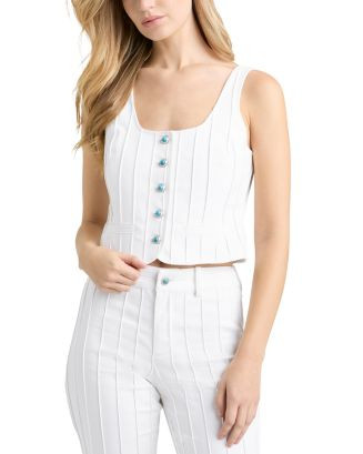 Cinq à Sept Turquoise Embellished Rowena Top  | Bloomingdale's Women | Bloomingdale's (US)