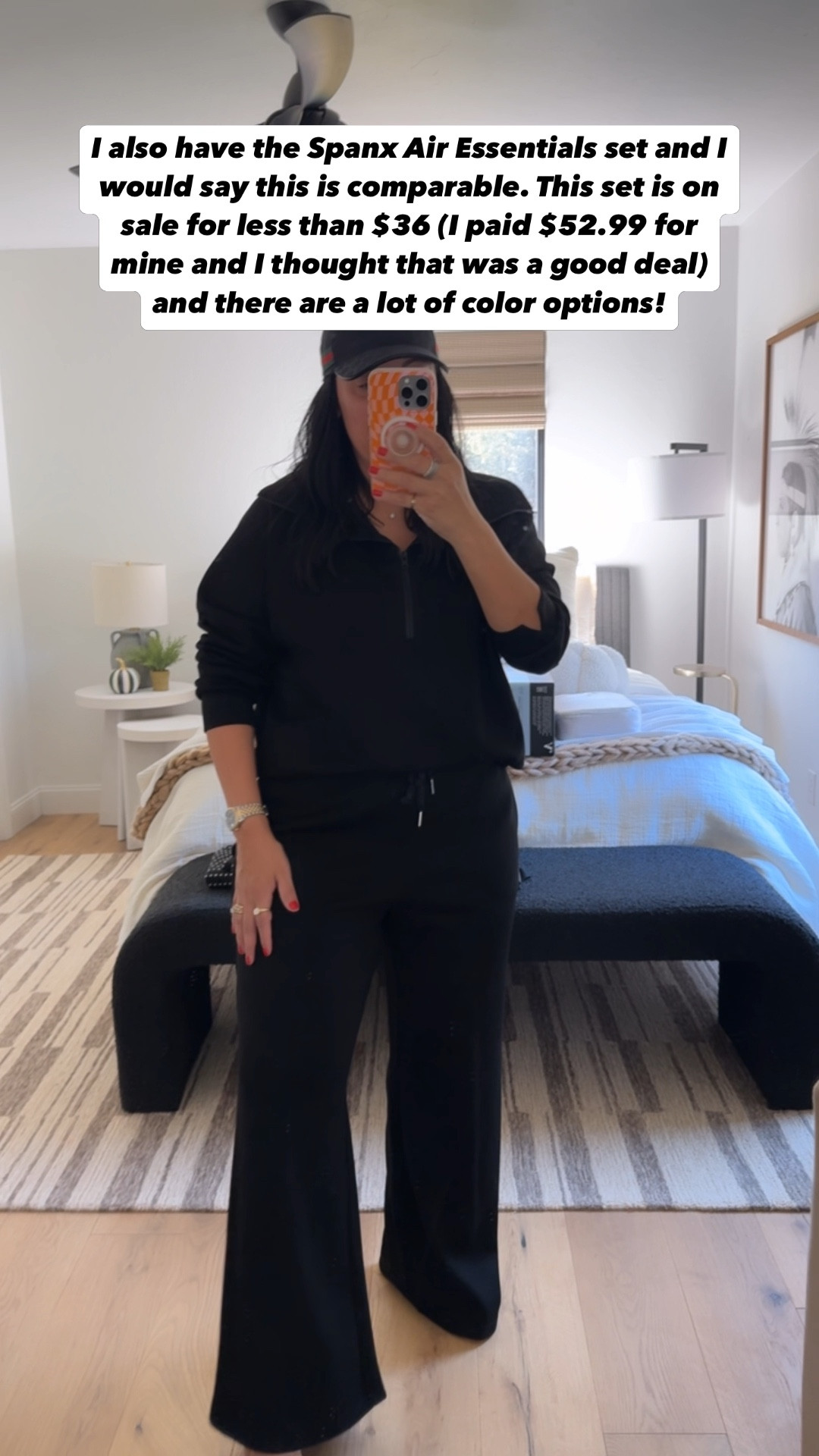 Wearing a size large. This set is SO good! It’s on sale for less than $36 and available in a lot of color options. Get it and thank me later 🙌🏽. Be sure to apply the coupon for the sale price  

#LTKTravel #LTKFindsUnder50 #LTKMidsize
