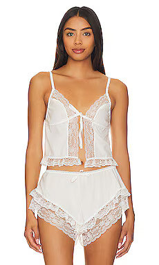KAT THE LABEL Harriet Camisole in White from Revolve.com | Revolve Clothing (Global)