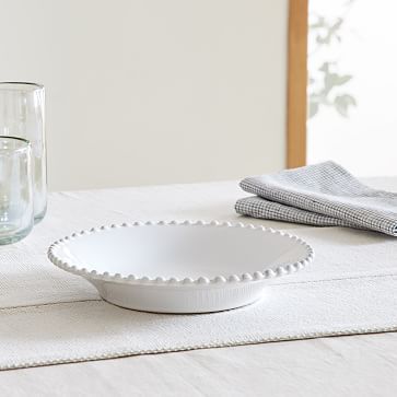 Pearl White Pasta Plate | West Elm (US)