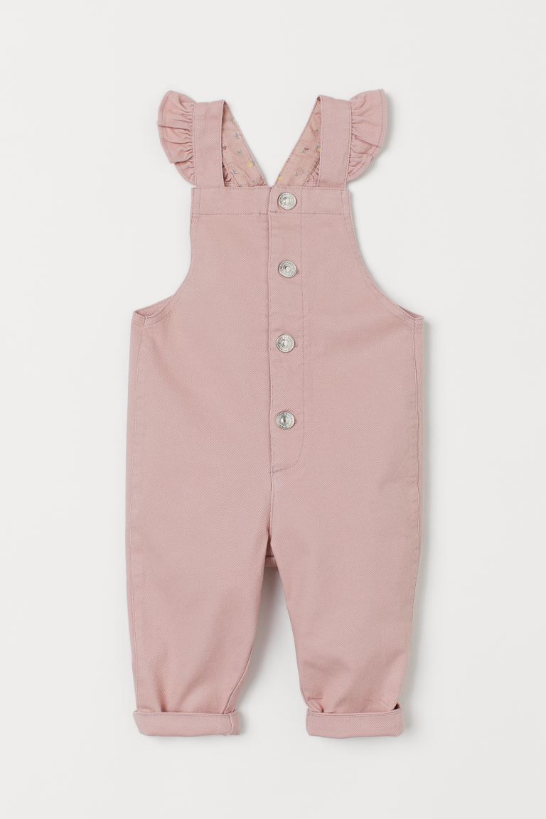 Ruffle-trimmed Overalls | H&M (US + CA)