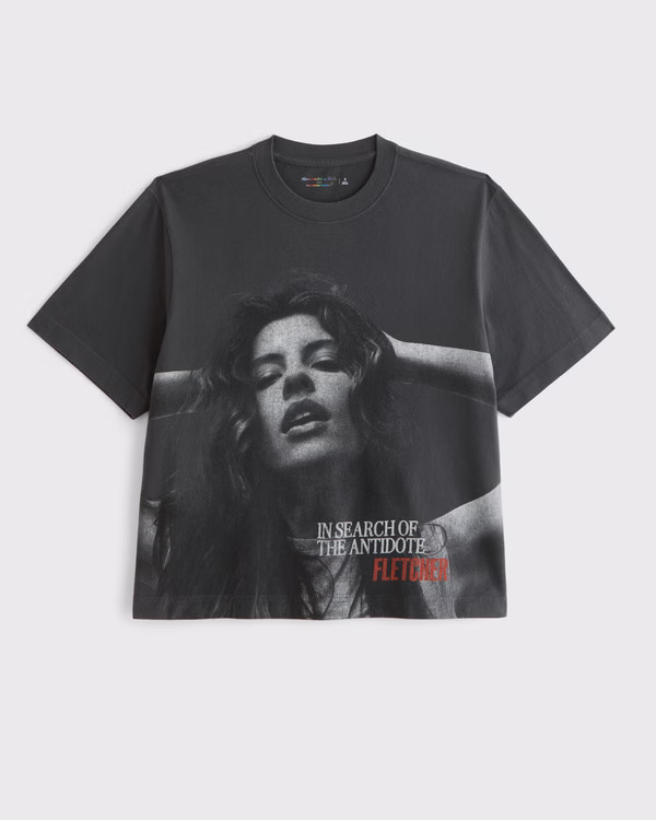 Cropped Fletcher Graphic Tee | Abercrombie & Fitch (US)