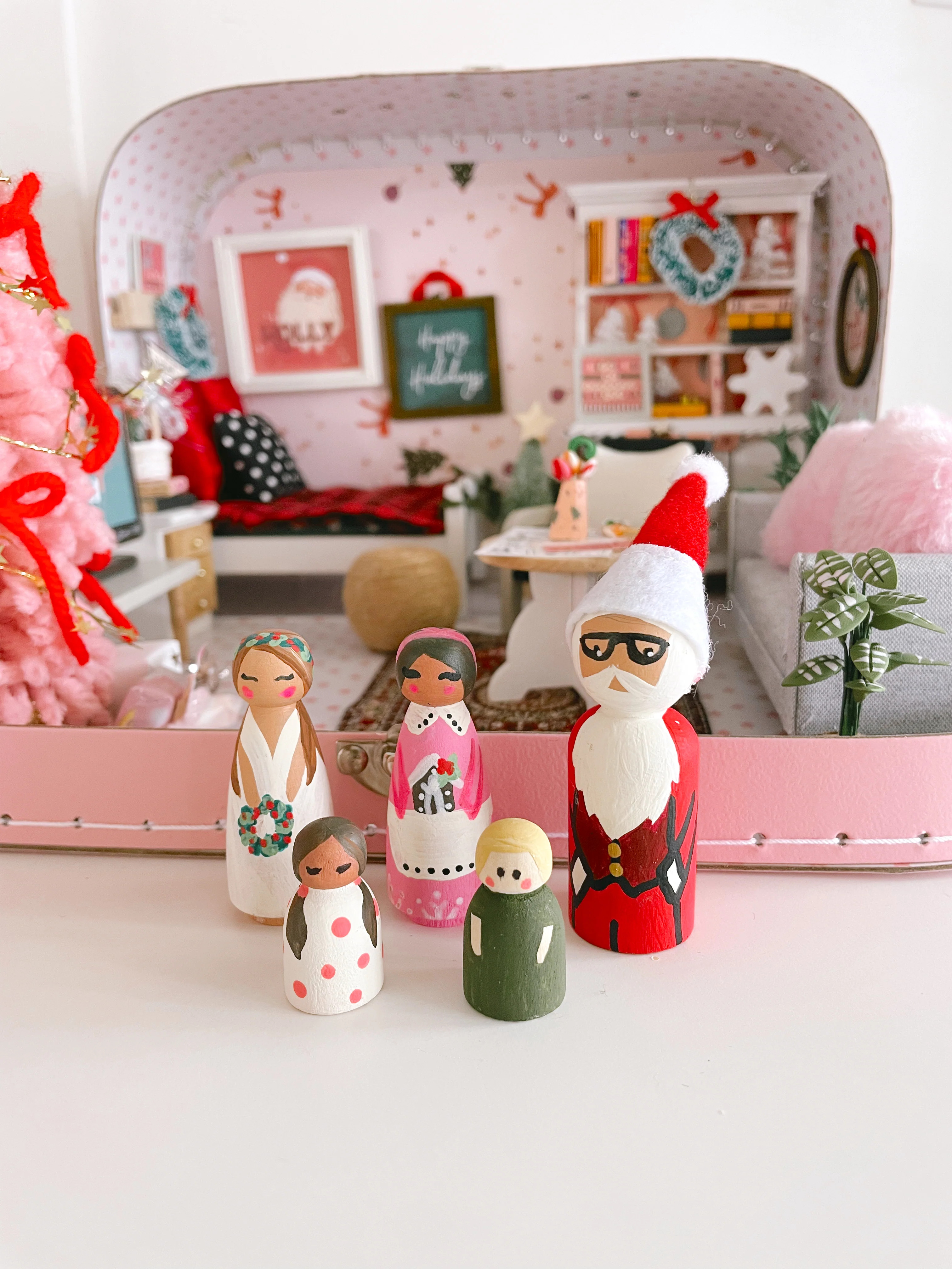 Christmas Doll House 2024 Collection | Printable Play | The Letter Vee