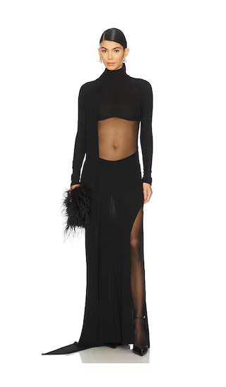 Jersey Dress in Black | Revolve Clothing (Global)