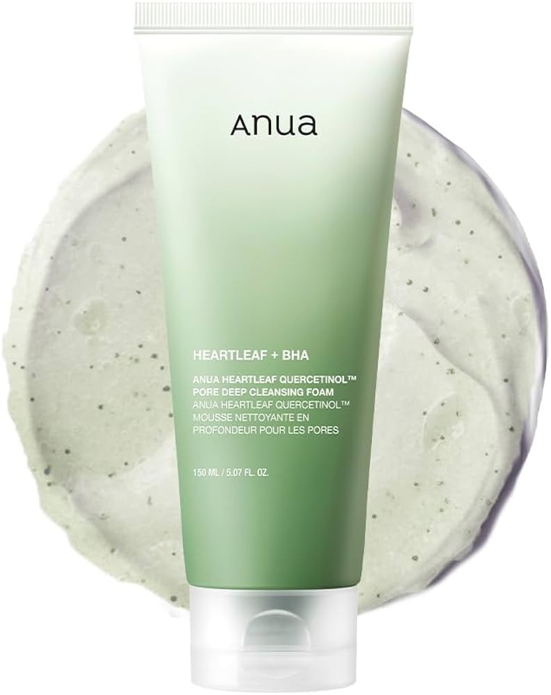ANUA Heartleaf Quercetinol Pore Deep Cleansing Foam, Facial Cleanser, for Double Cleansing, BHA, ... | Amazon (US)